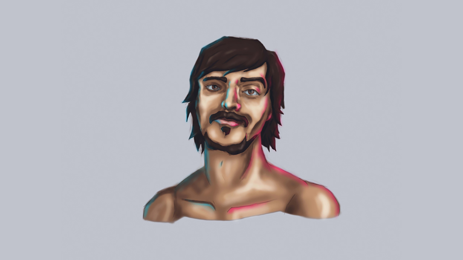 Autoretrato con estilo artístico